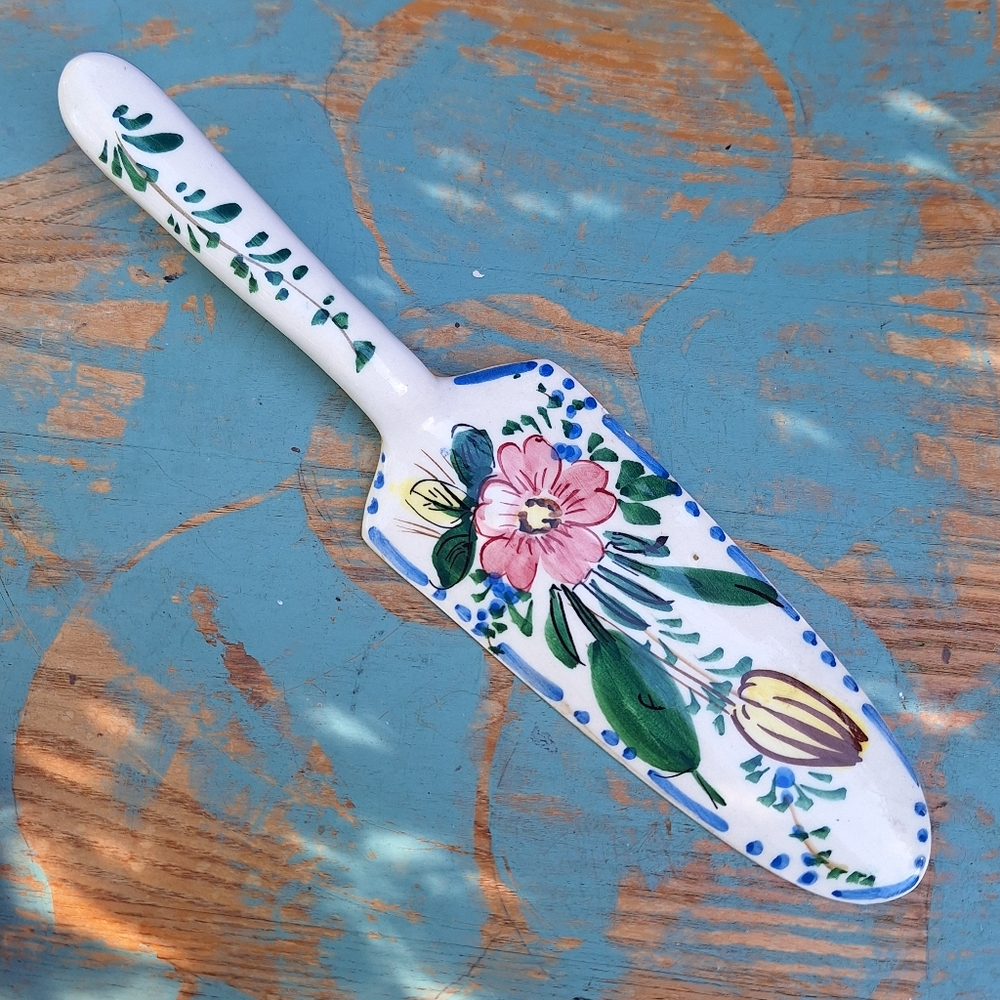 Cake Knives Bride Made in Italy Groom Wedding Serveware Porcelain Serving Knife